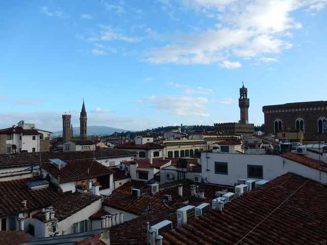 Florenz von der Dachterasse Hotel Medici