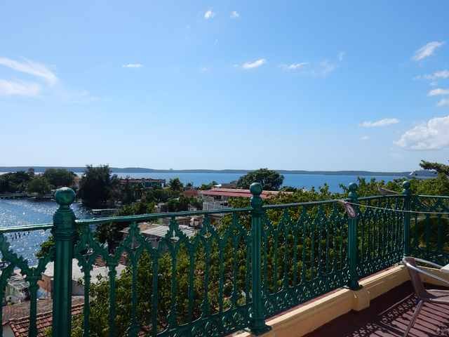 Cienfuegos Blick zur Hülle des AKW